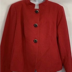 Jones New York Red Blazer 18W